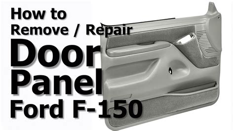 remove door panel f150 89